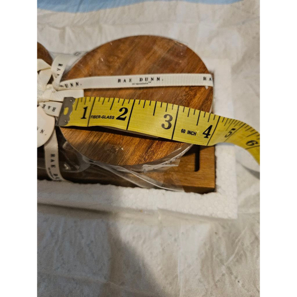 Rae Dunn Kitchen Pinch Bowls Set White Brown Tray NEW - Picture 10 of 12